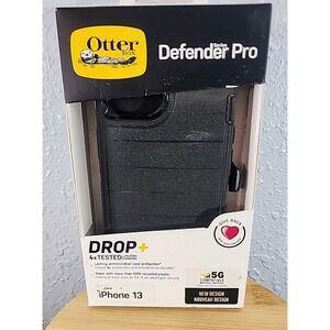Otterbox Defender Pro Series Case & Belt Holster For iPhone 13 , Black